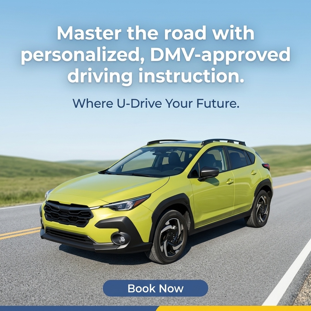 U Drive School of Motoring training vehicle
